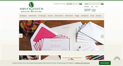 Desktop Screenshot of druckateur.de
